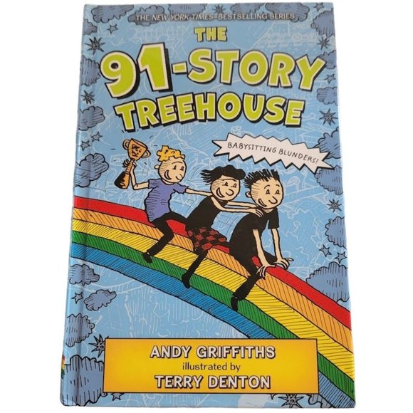 The 91 Story Treehouse Babysitting Blunders Andy Griffiths Hardcover Book 7 - Picture 1 of 9